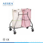 Carretti medici mobili della tela dell'ospedale del carrello dell'acciaio inossidabile AG-SS019