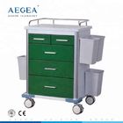 L'ospedale multifunzionale verde scuro AG-GS002 ha utilizzato il carretto medico del carrello da vendere
