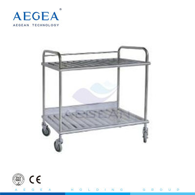 Carrello chirurgico dello strumento dell'acciaio inossidabile della sala operatoria AG-SS036