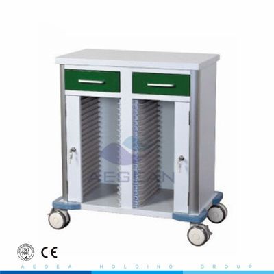 Carrello della cartella sanitaria dell'archivio dell'ospedale dell'acciaio inossidabile AG-GS010